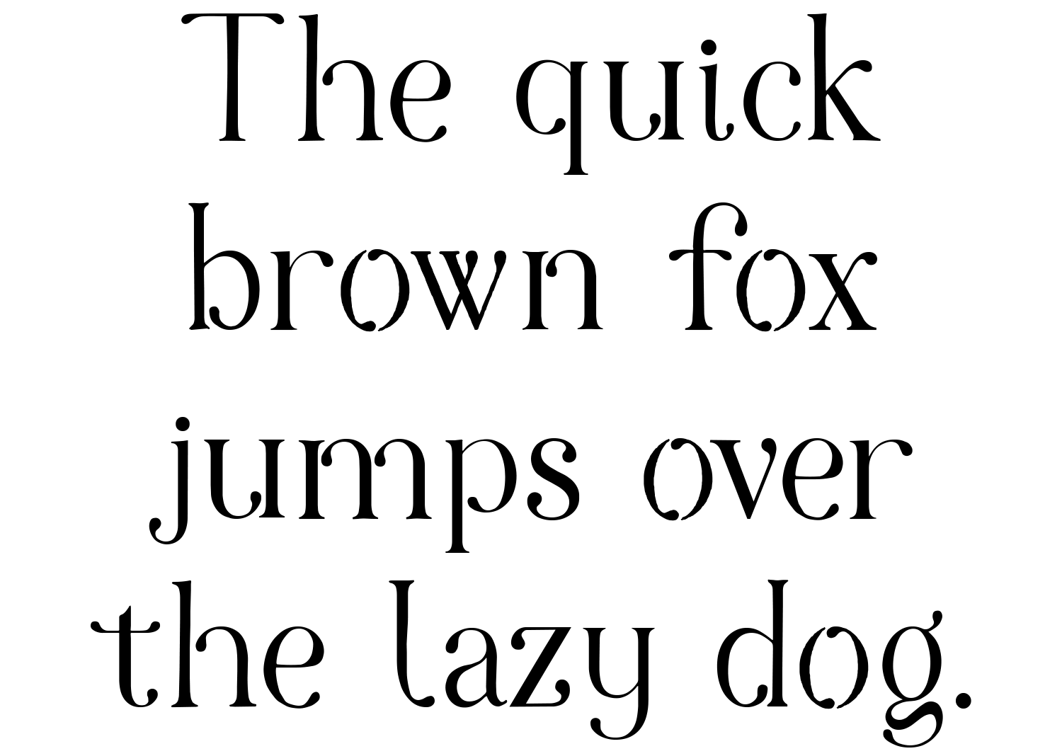 Alluvia – angleški pangram