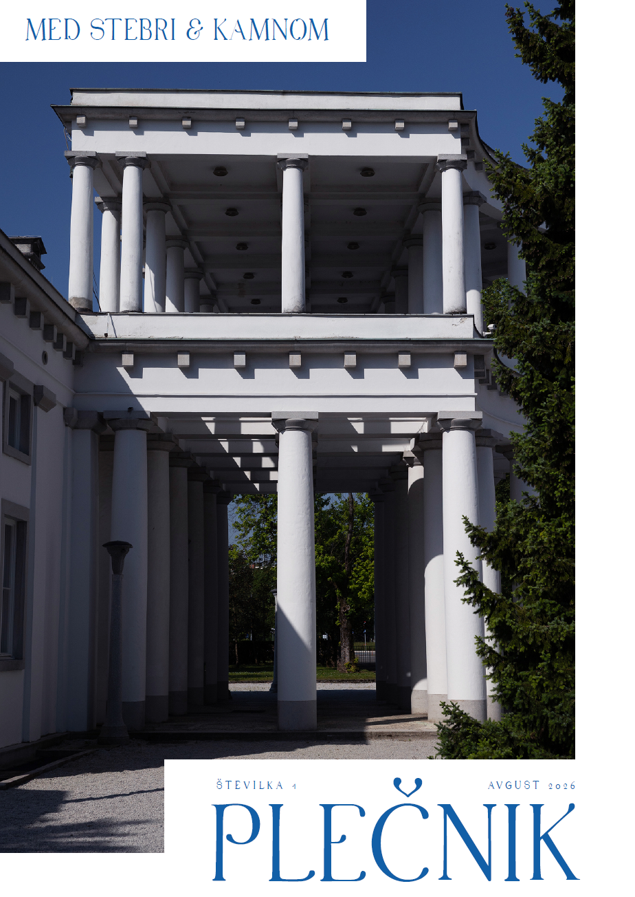 Arhitekturna revija Plečnik – naslovnica