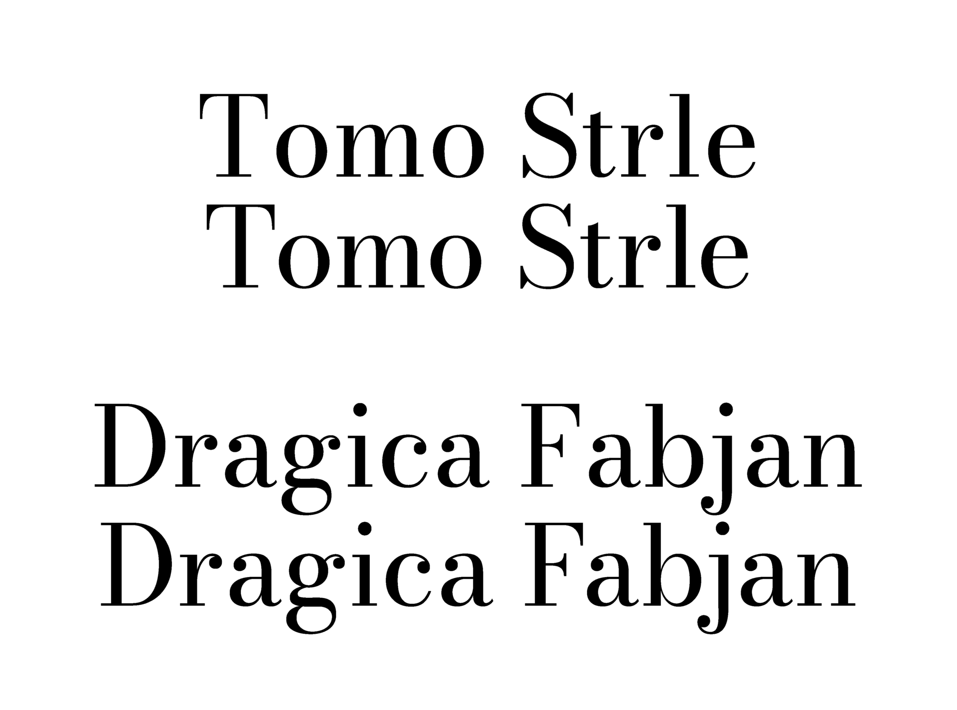 Tipogarfska knjiga – Kerning 3