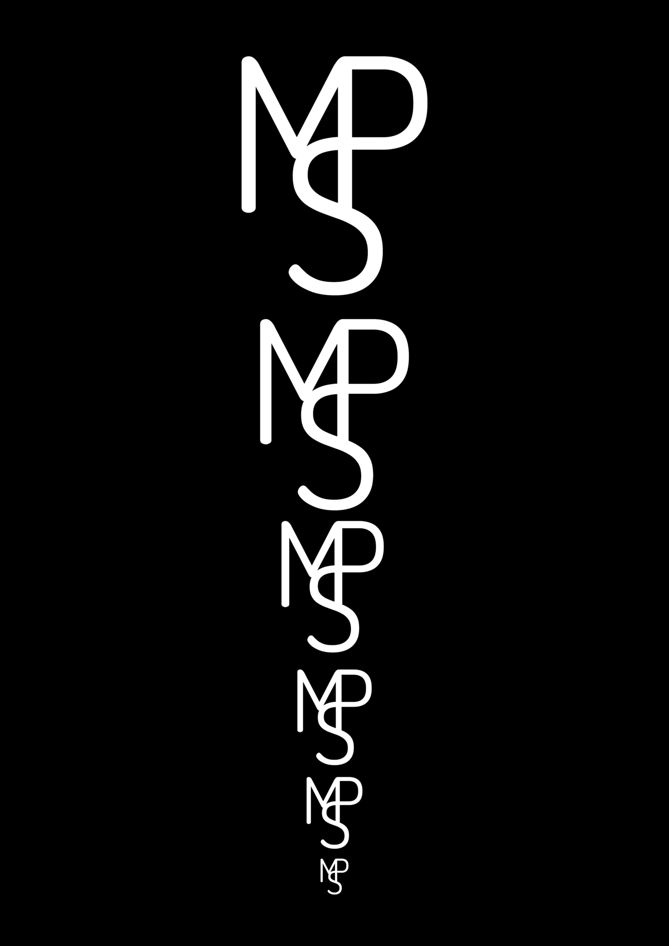Tipografska knjiga – Monogram brezserifni 2