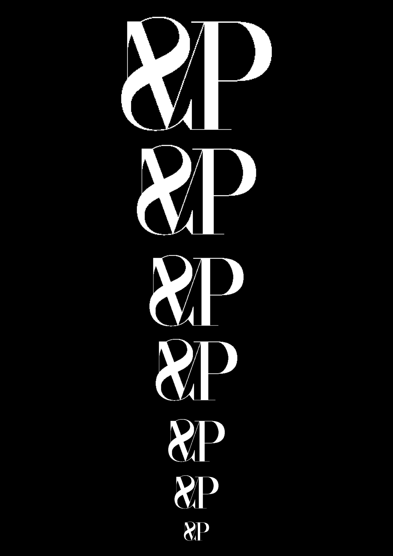 Tipografska knjiga – Monogram serifni 2