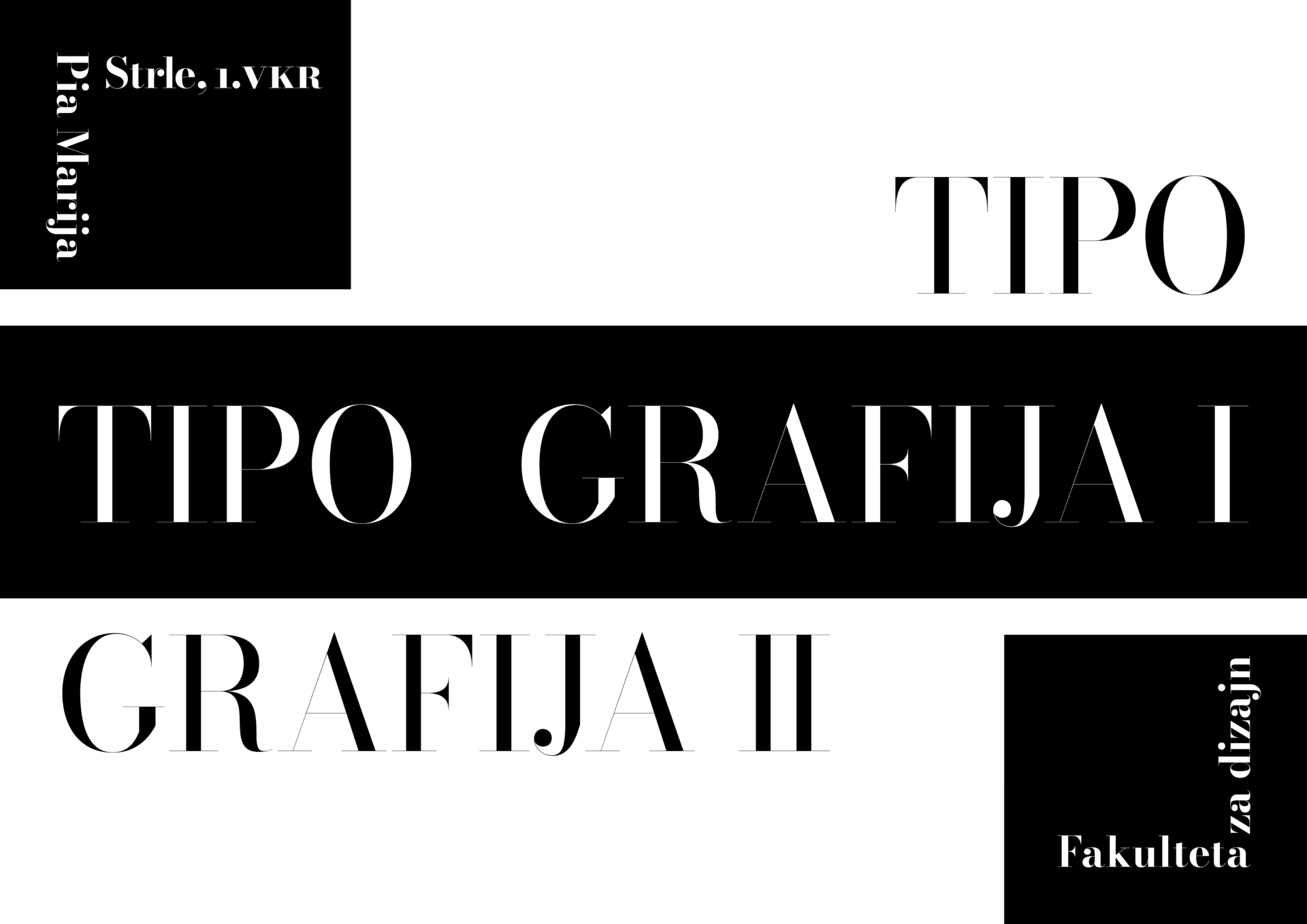 Tipografska knjiga – Naslovnica