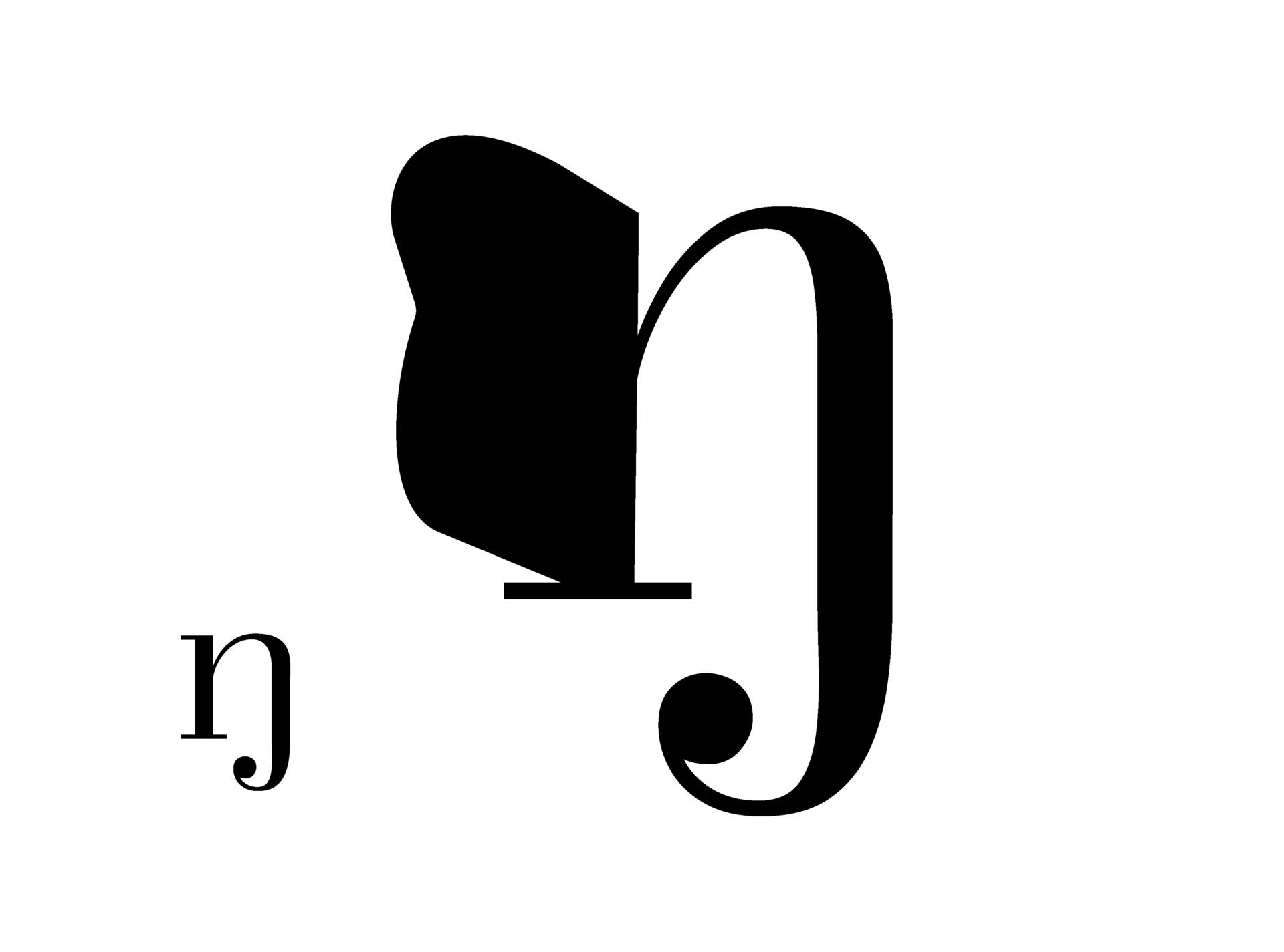 Tipografska knjiga – delos krivuljami